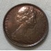 AUSTRALIA 1968 . TWO 2 CENTS COIN . FRILLED NECK LIZARD
